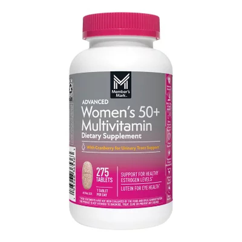 Member'S Mark Advanced Women'S 50+ Multivitamin Tablets, 275 Ct.
