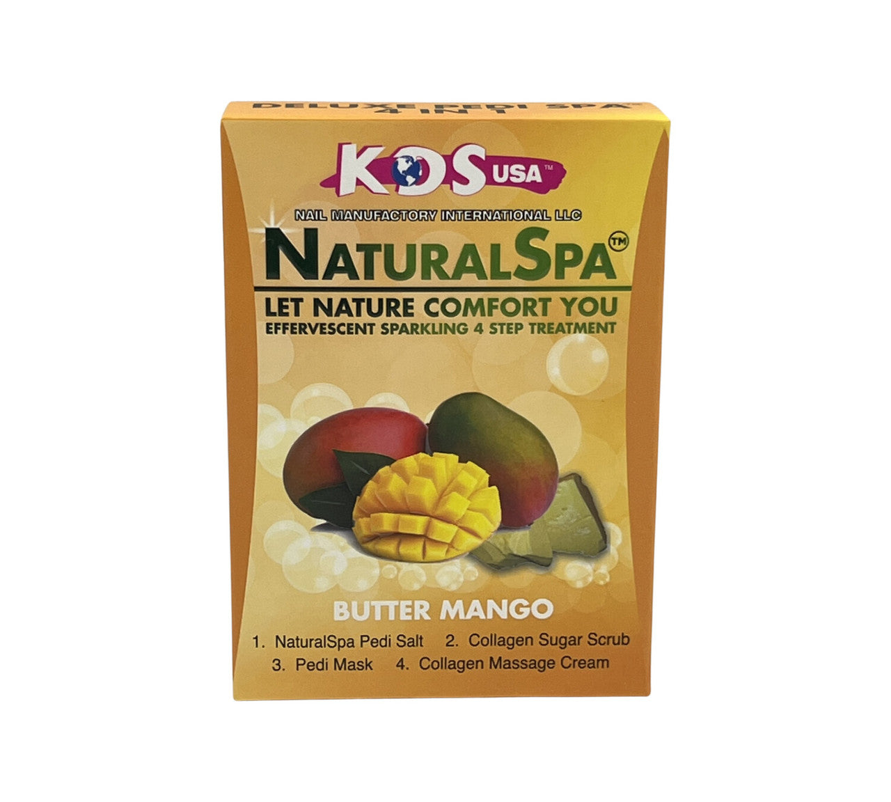 KDS Deluxe Pedicure 4 Step - Mango - Kit
