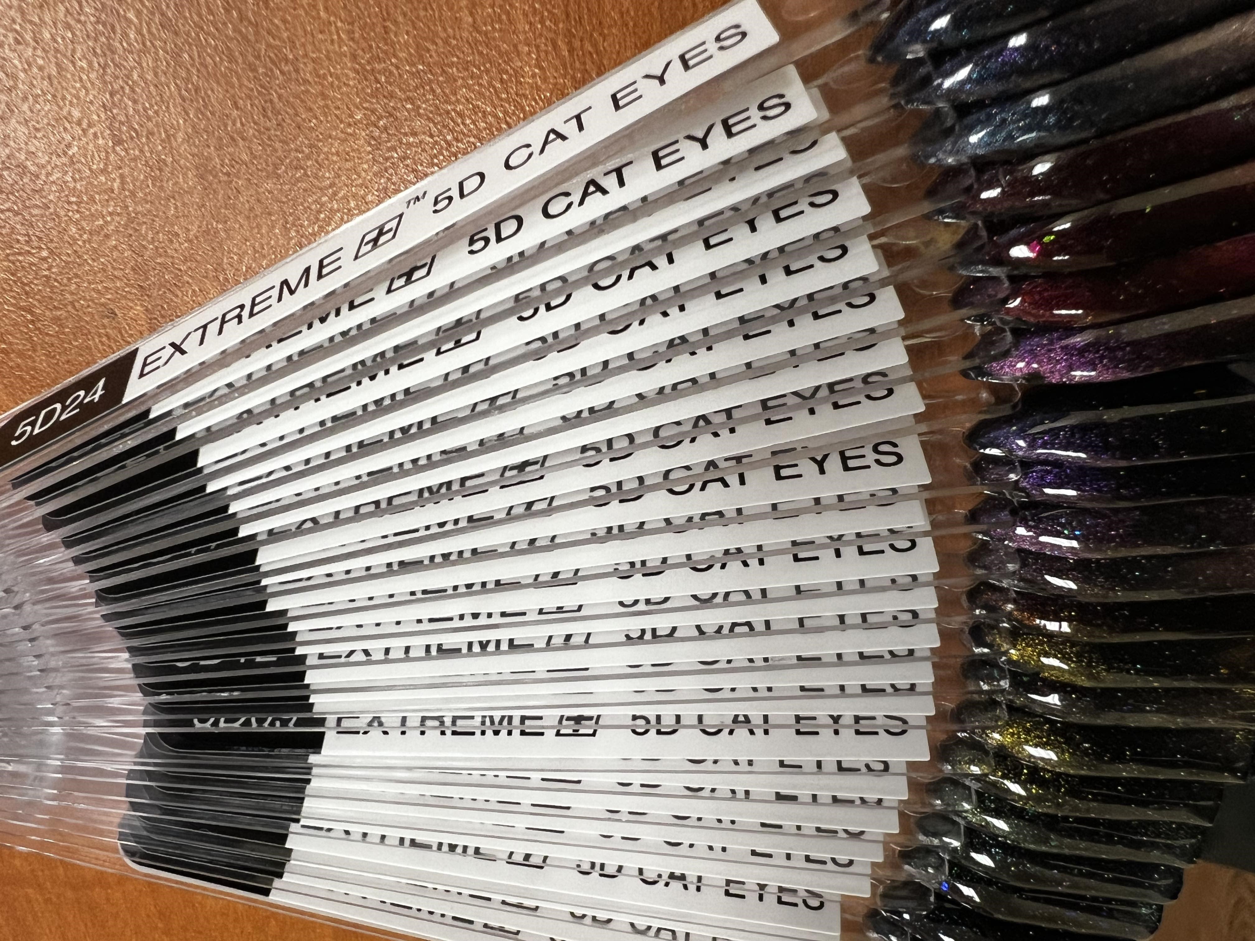 Bộ Gel kẻ mắt mèo EXTREME+ 5D/24 màu - Bảng màu