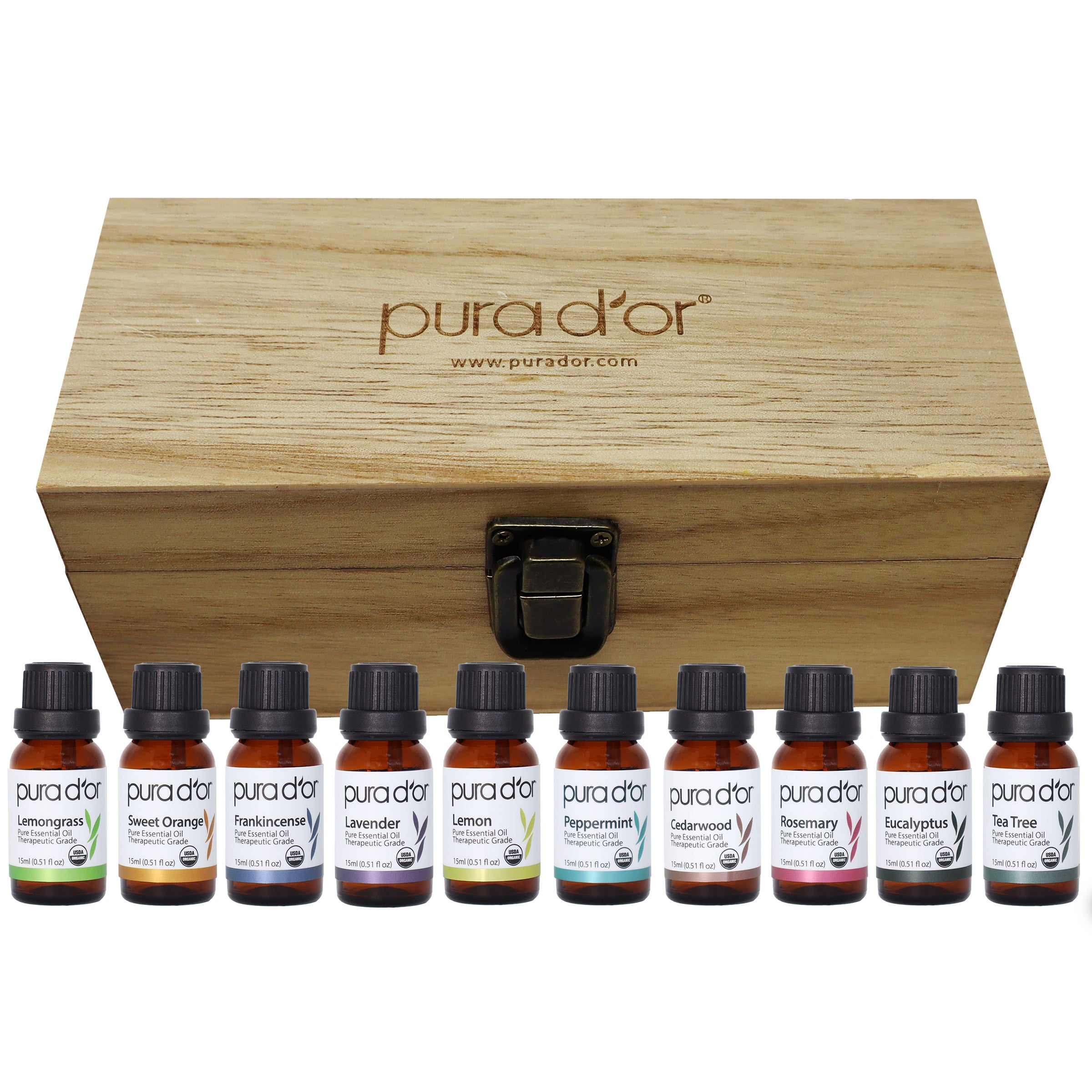 D'Or Perfect 10 Essential Oil Set, 5.07 Fl Oz