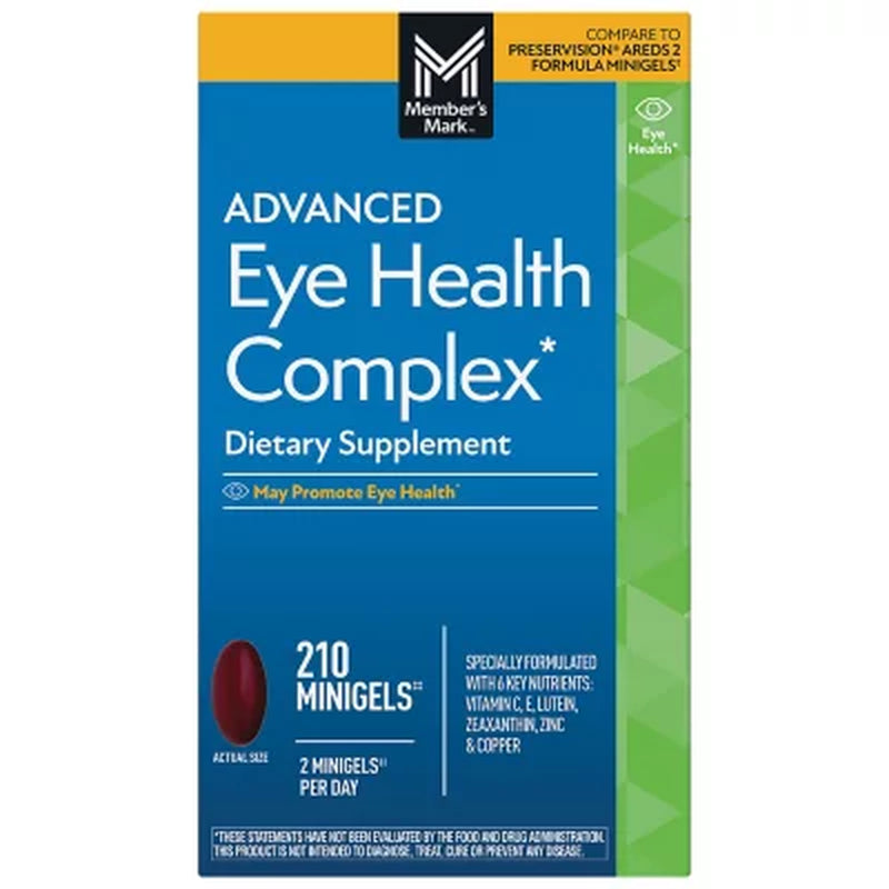 Member'S Mark Advanced Eye Health Complex Softgels, 210 Ct.