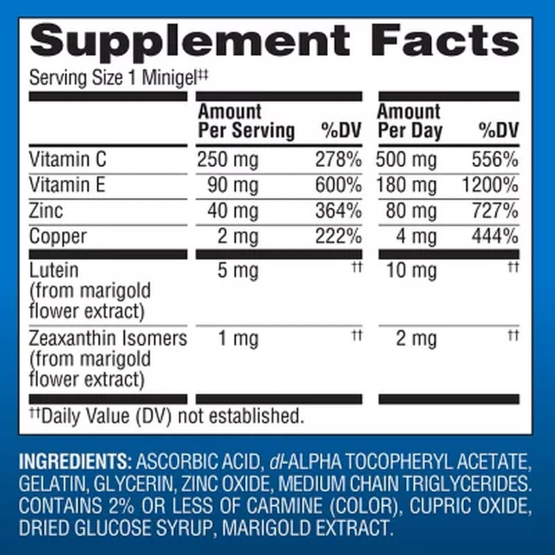 Member'S Mark Advanced Eye Health Complex Softgels, 210 Ct.