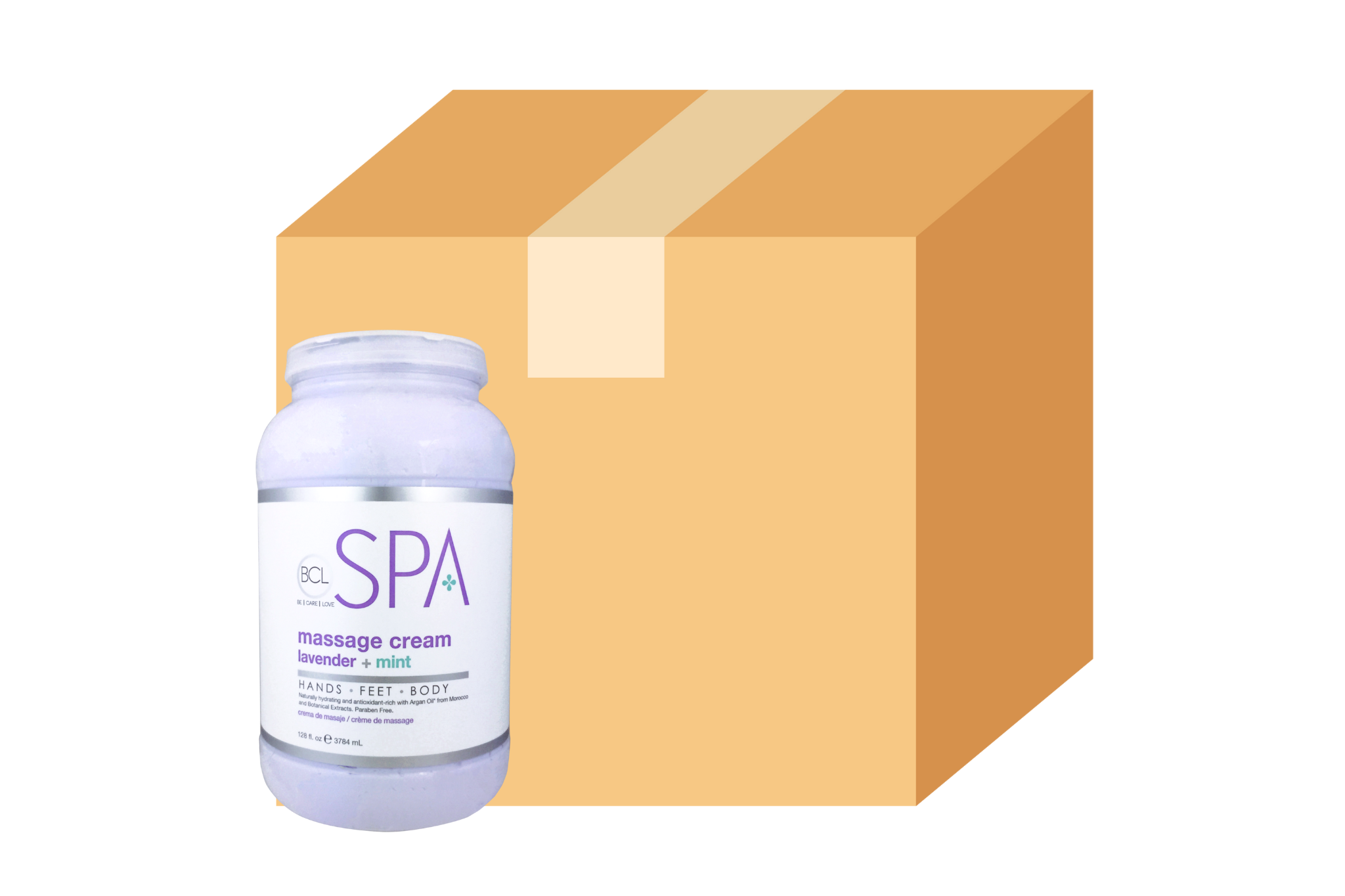 Kem Mát-xa BCL Spa Oải hương + Bạc hà (128 oz)