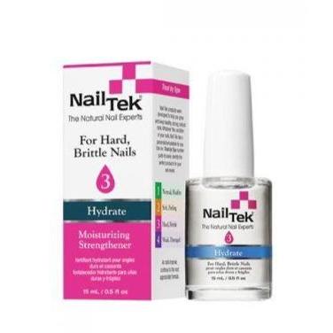 Kem dưỡng ẩm tăng cường móng tay Nail Tek Hydrate 3 - Dành cho móng tay cứng, giòn 0,5oz