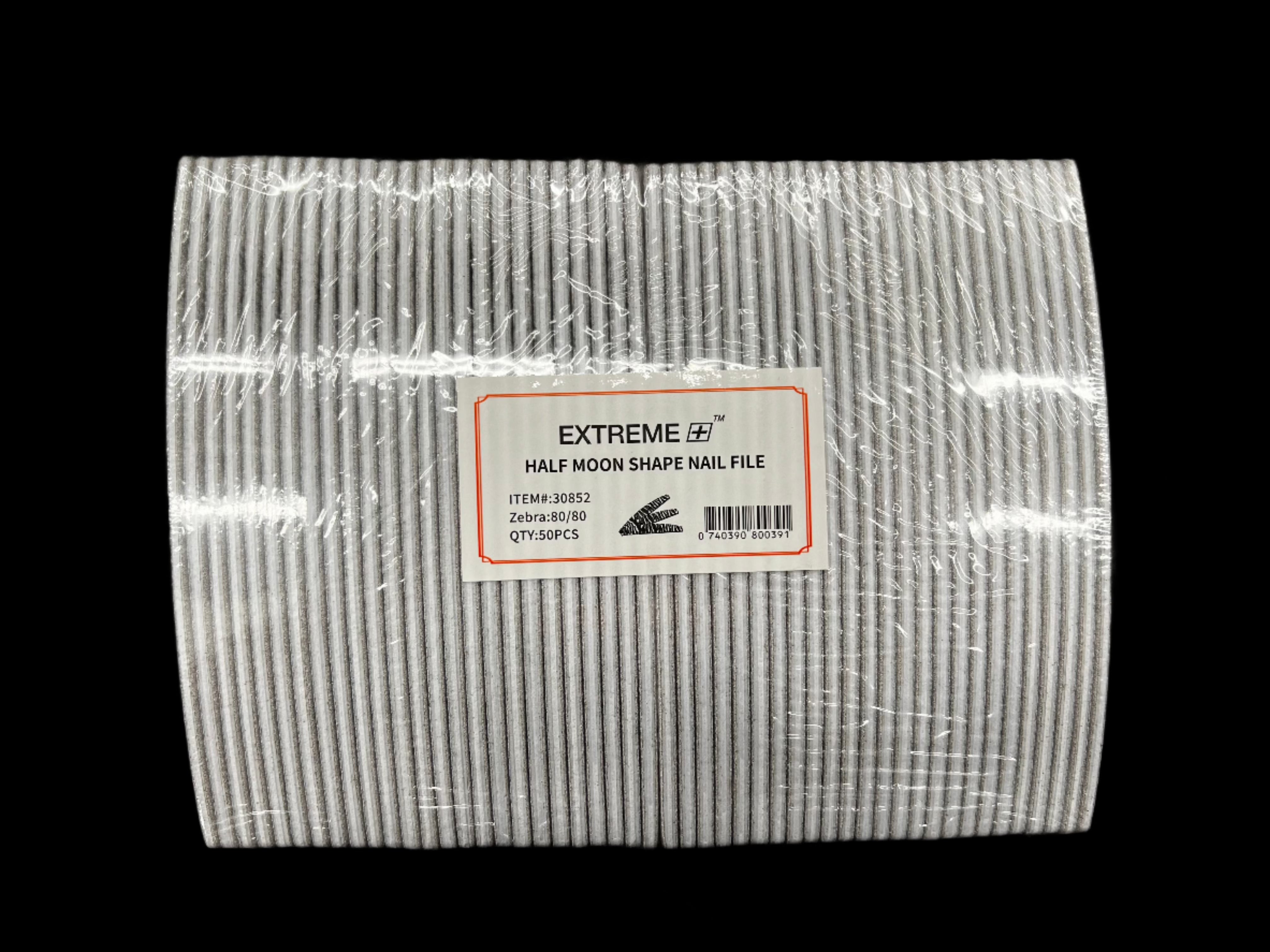 Dũa móng tay hình bán nguyệt cực chất Zebra 80/80