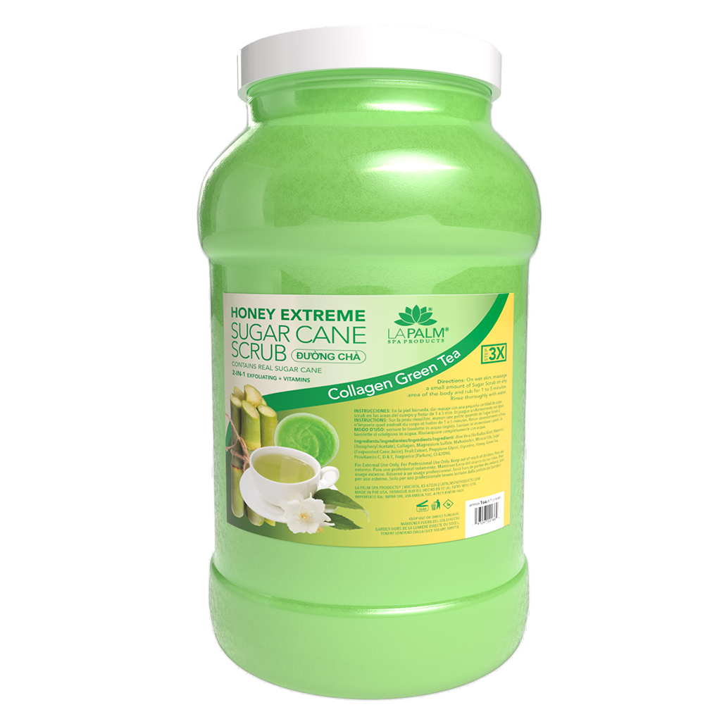 Tẩy tế bào chết bằng mía La Palm - Trà xanh