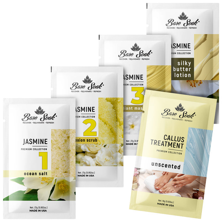 NuRevolution Deluxe 5 bước chăm sóc móng chân - Jasmine
