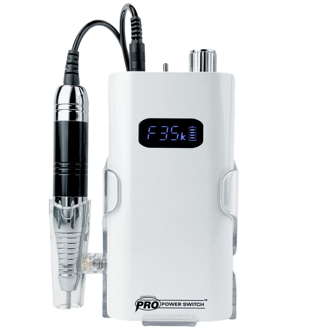 Công tắc nguồn Medicool Pro di động cho móng tay - Màu trắng