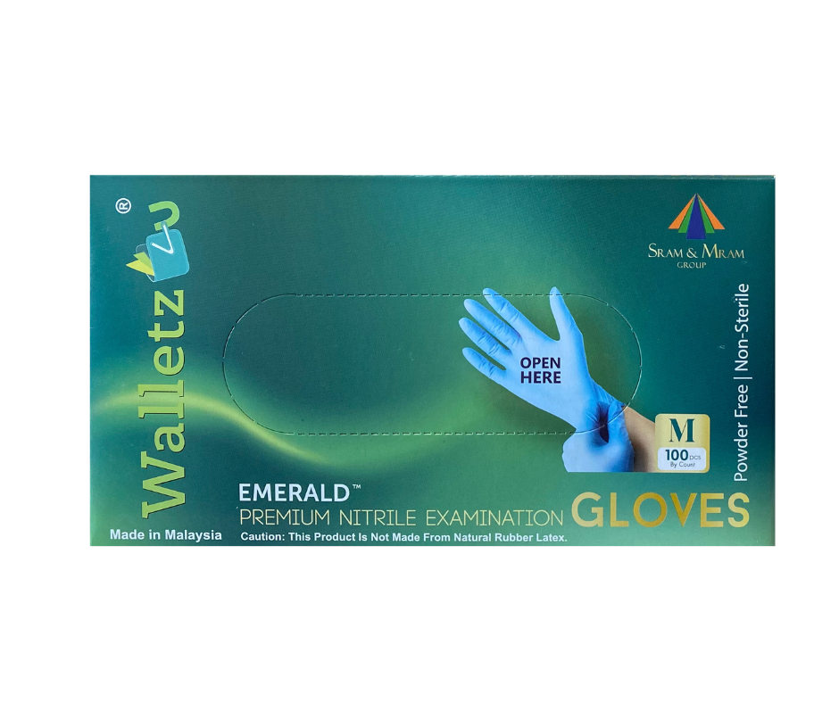 Găng tay Walletz4u, Găng tay thi Nitrile không bột - Cỡ nhỏ***ĐANG BÁN $55/THÙNG***