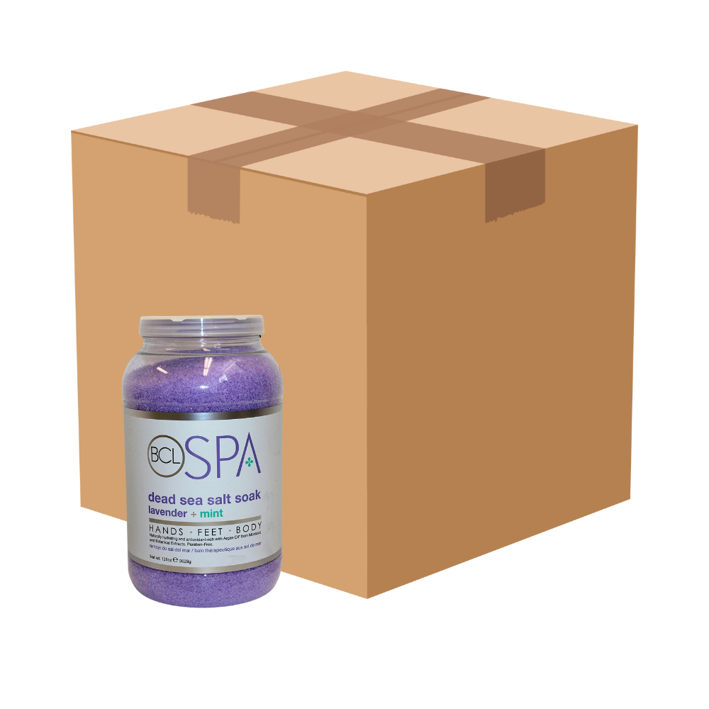 BCL Spa Ngâm Muối Biển Chết Hoa Oải Hương + Bạc Hà (128 oz)