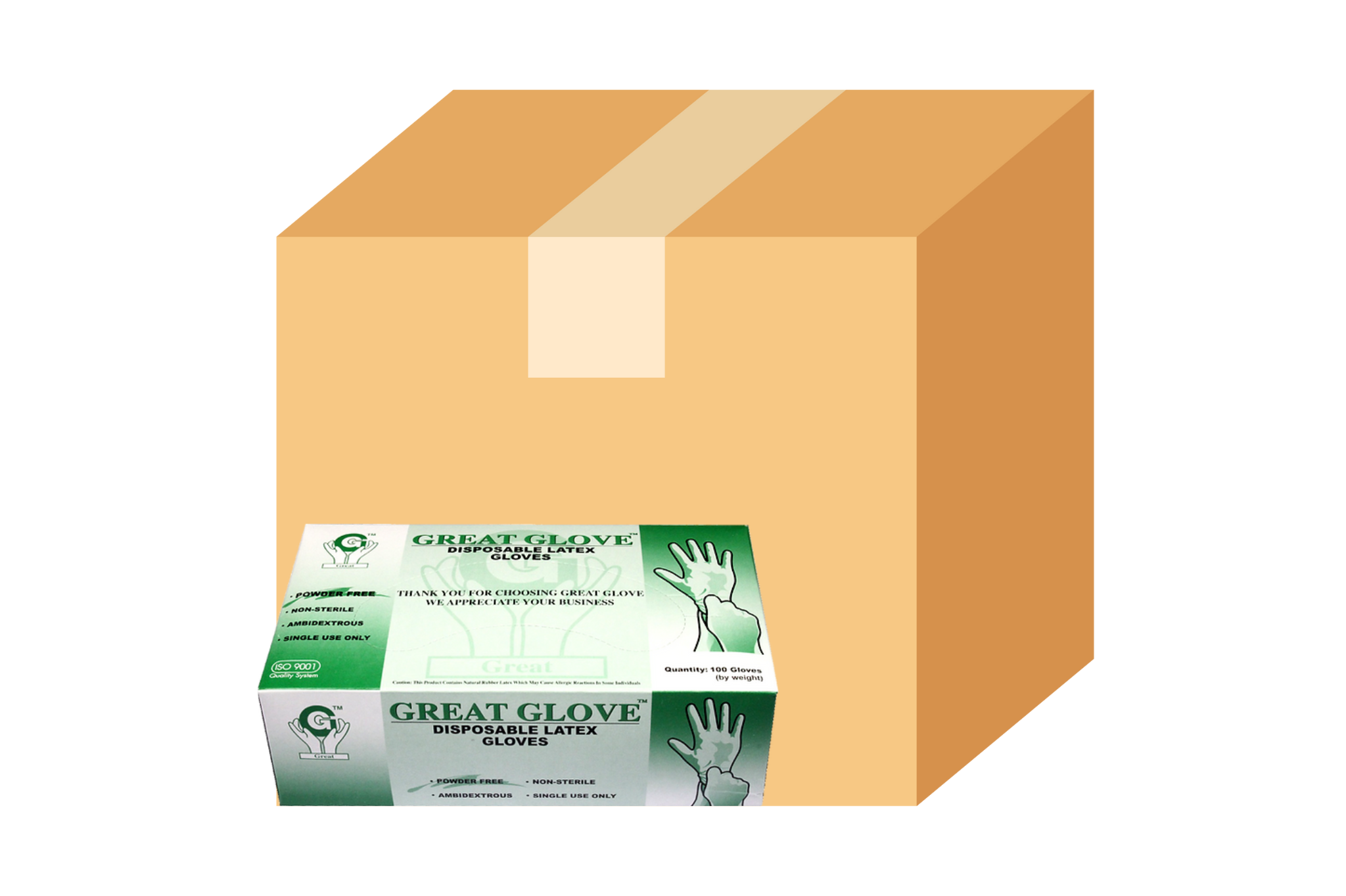 Găng tay cao su tuyệt vời, Găng tay thi không bột - Nhỏ***ĐANG BÁN $59/HỘP***