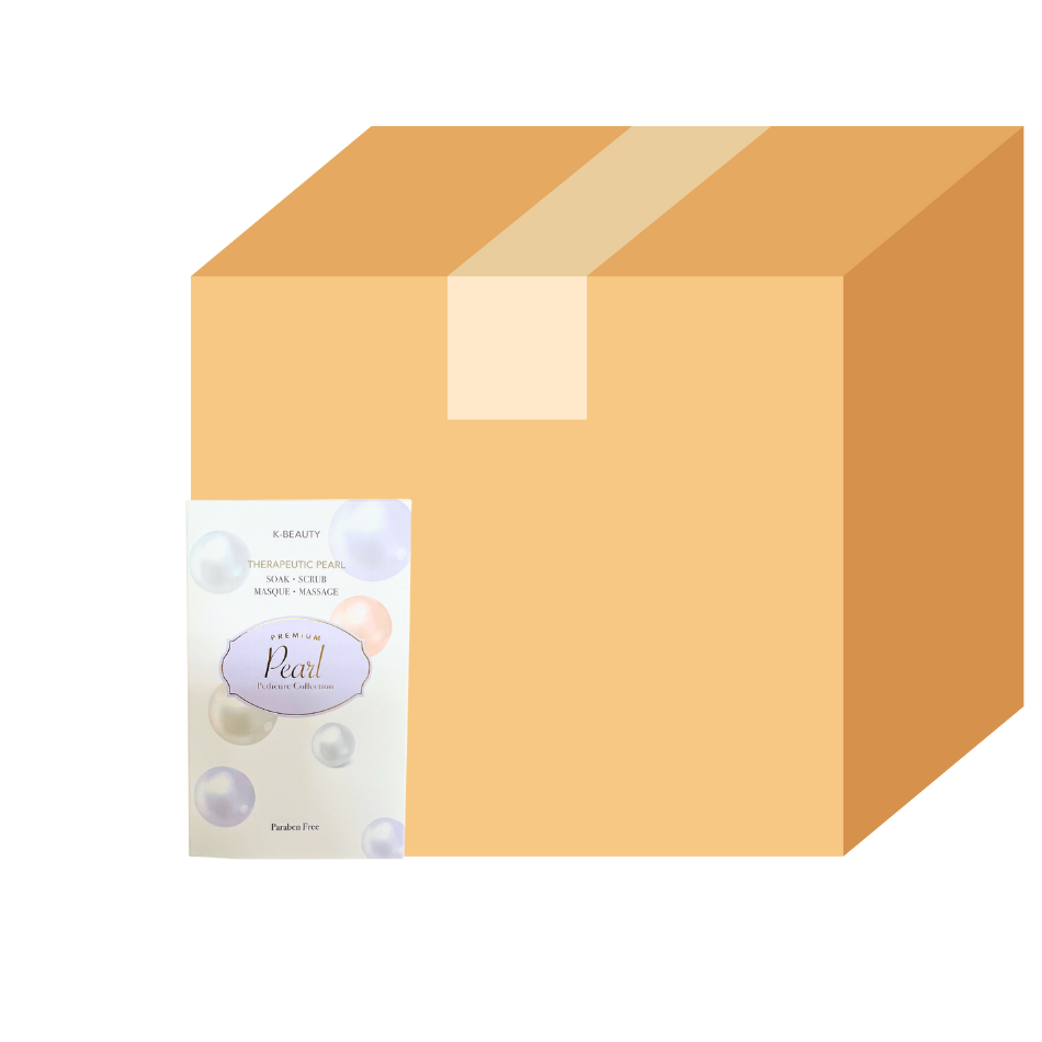 Bộ sản phẩm chăm sóc móng chân cao cấp Codi K-Beauty Deluxe 4 bước - Ngọc trai - Hộp 120