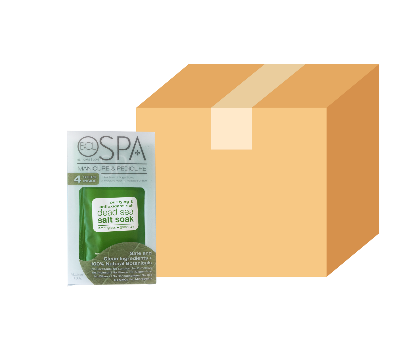BCL Spa 4 Step Deluxe Organic - Sả & Xanh