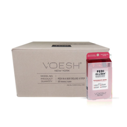 VOESH Deluxe Pedicure 4 bước - Hương bạc hà xoáy (Phiên bản giới hạn) - Hộp 50 cái