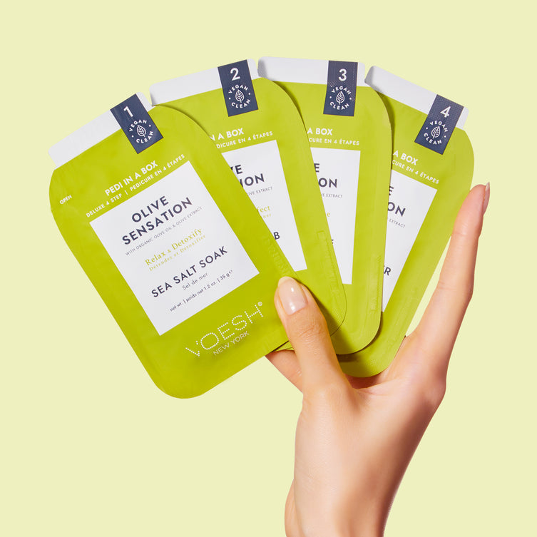 VOESH Deluxe Pedicure 4 Step - Olive Sensation***ĐANG BÁN $117/THÙNG***
