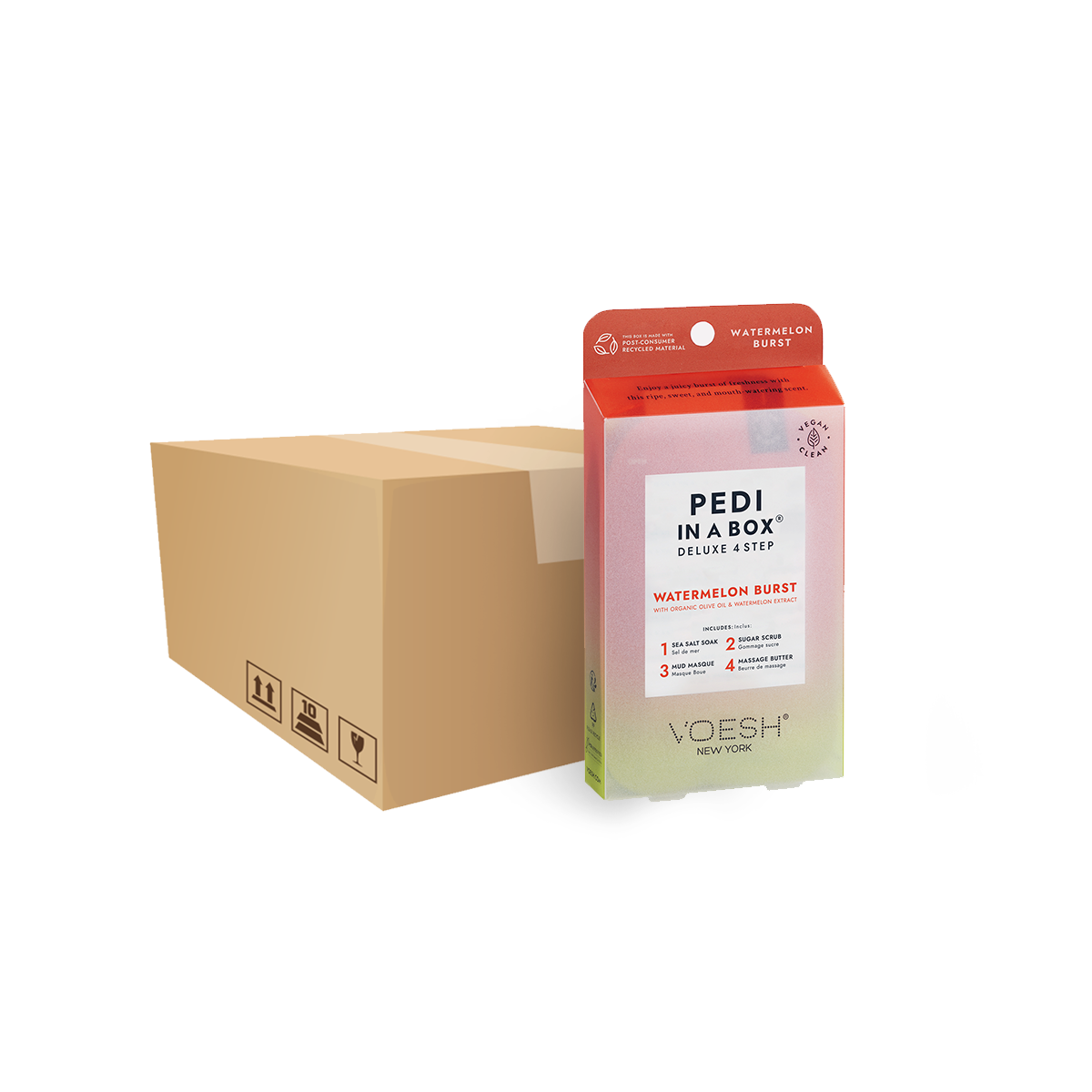 VOESH Deluxe Pedicure 4 bước - Watermelon Burst - Hộp 50