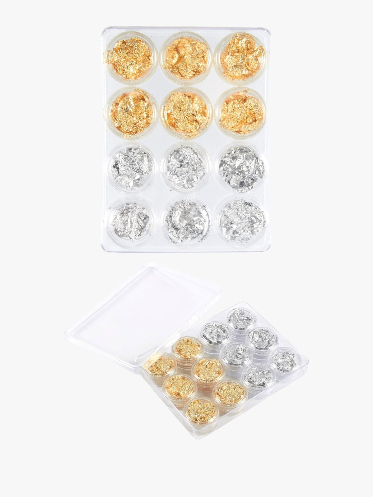 Nghệ thuật ép kim - Bạc & Vàng - Hộp 12 cái