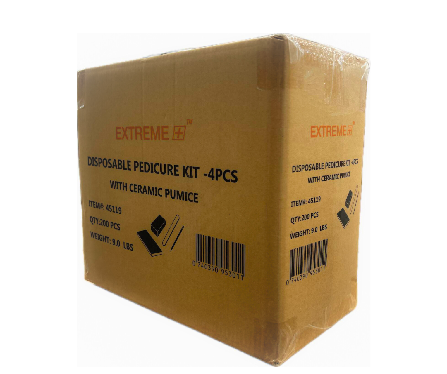 Bộ dụng cụ chăm sóc móng chân dùng một lần Extreme+ PediKit 4 miếng - Hộp 200 chiếc