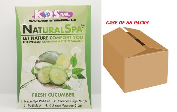 Bộ chăm sóc móng chân KDS Deluxe 4 bước - Dưa chuột