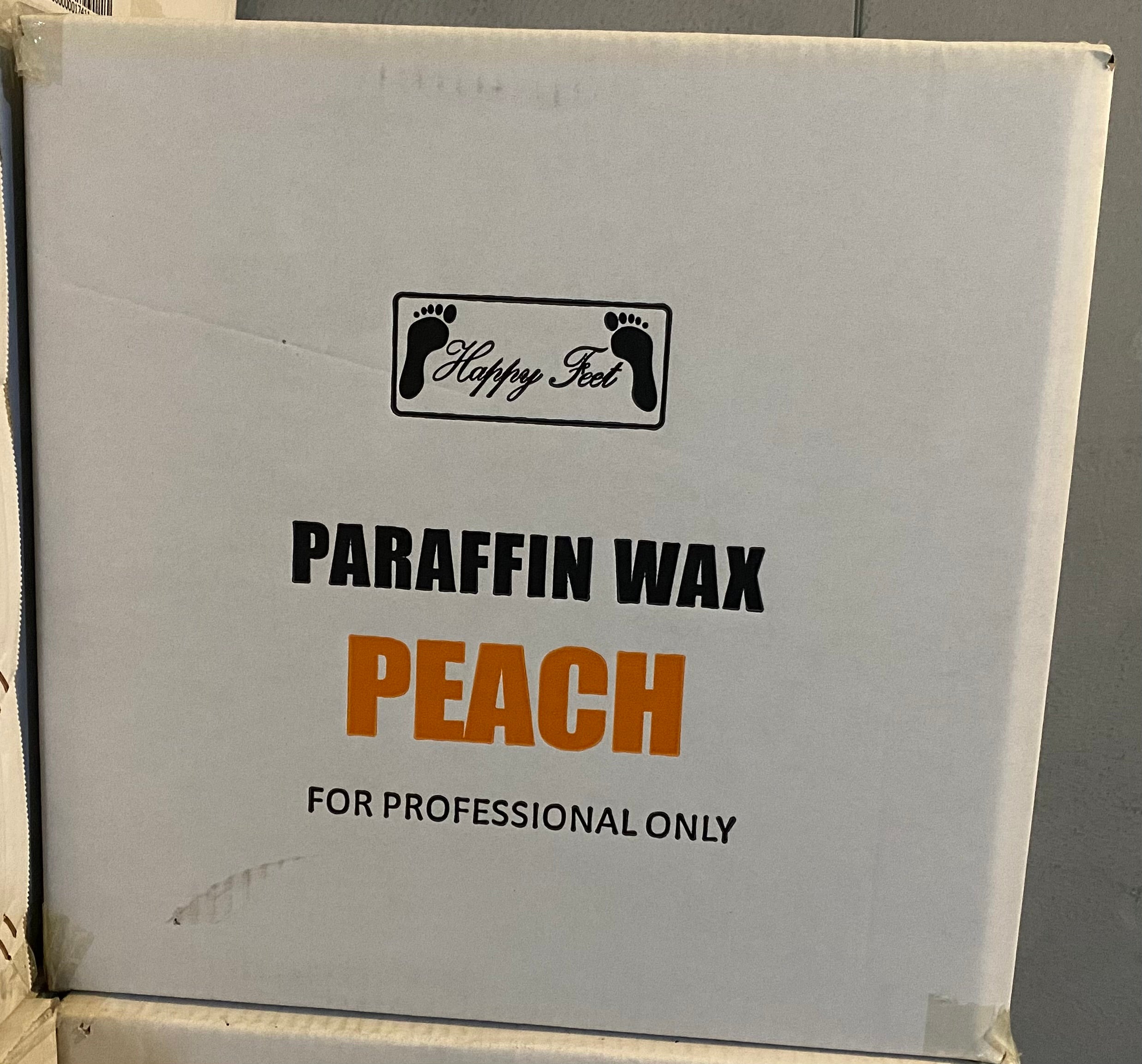 HappyFeet Paraffin - Đào - Hộp 6 cái
