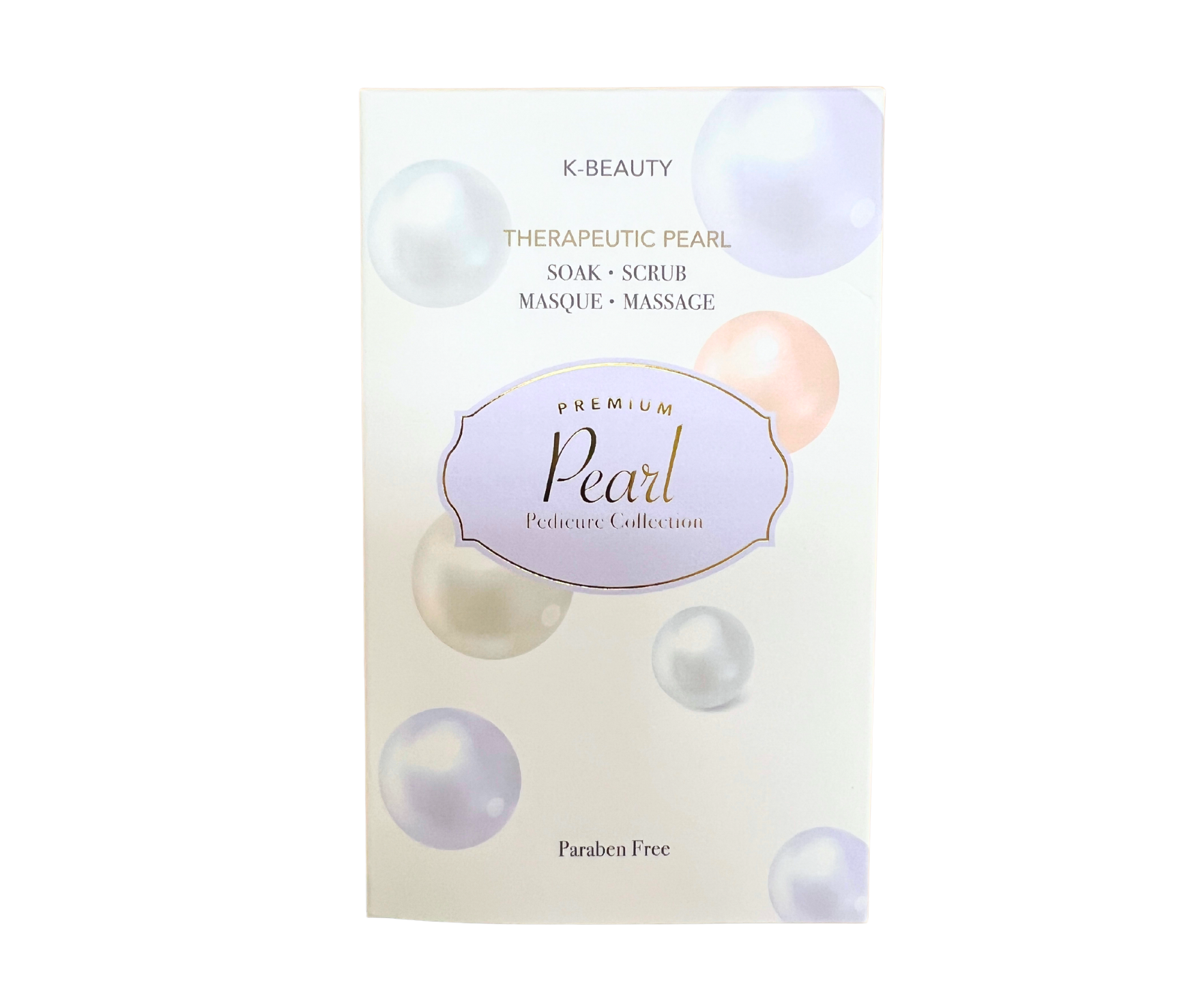 Bộ sản phẩm chăm sóc móng chân cao cấp Codi K-Beauty Deluxe 4 bước - Ngọc trai - Hộp 120
