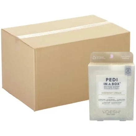 VOESH Pedi in a Box O2 Fizz 5 bước - Kem dừa - Hộp 50 viên