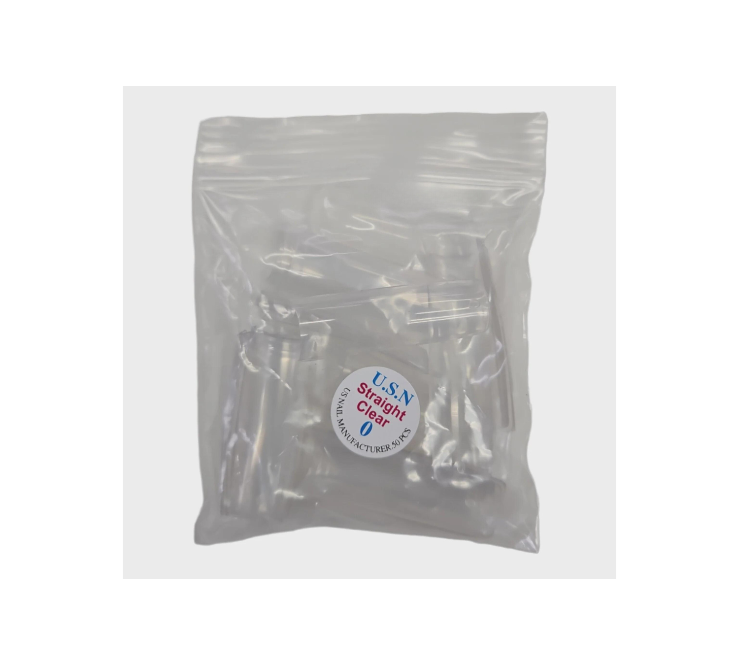 Đầu móng thẳng trong suốt USN Nails #0