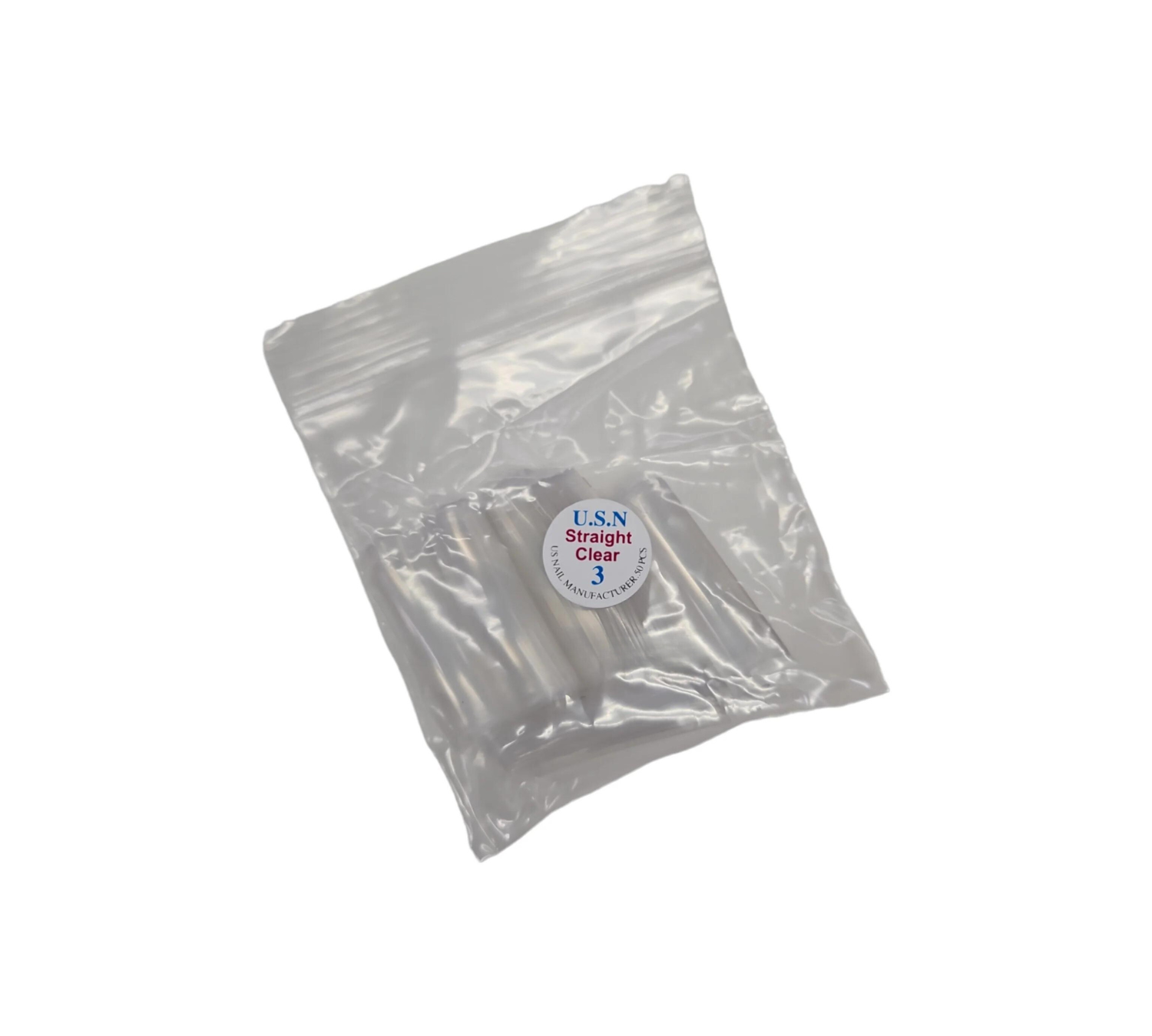 Đầu móng thẳng trong suốt USN Nails #3