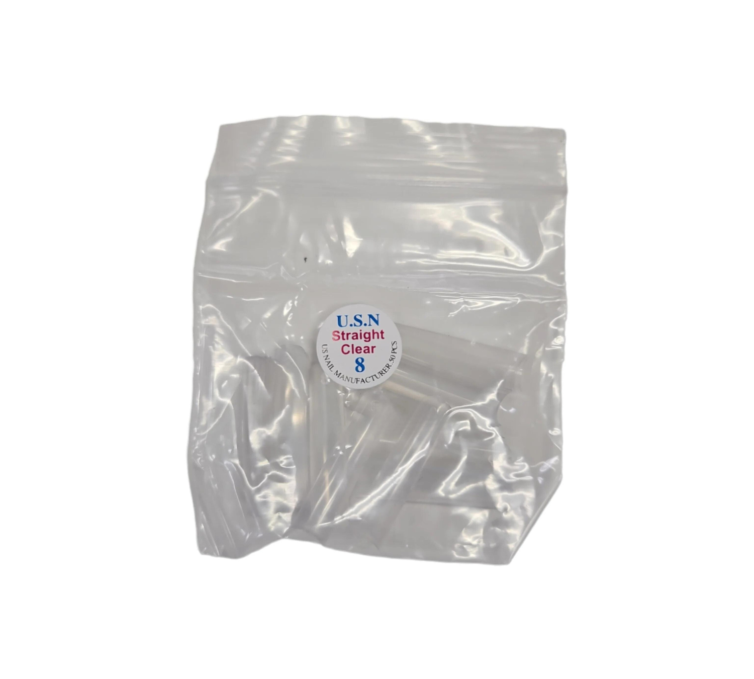 Đầu móng thẳng trong suốt USN Nails #8