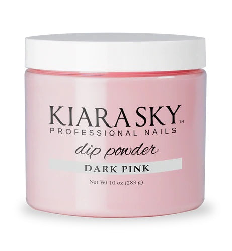Kiara Sky Dipping Powder Pink & White 10 Oz - Hồng Đậm