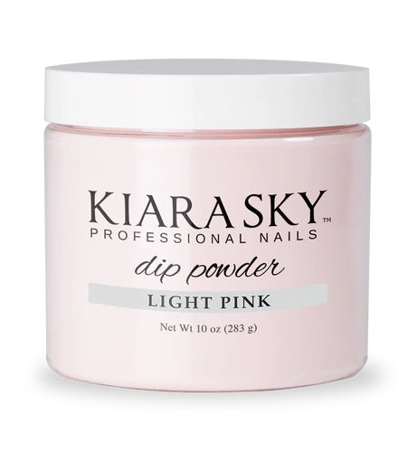 Kiara Sky Dipping Powder Pink & White 10 Oz - Hồng nhạt