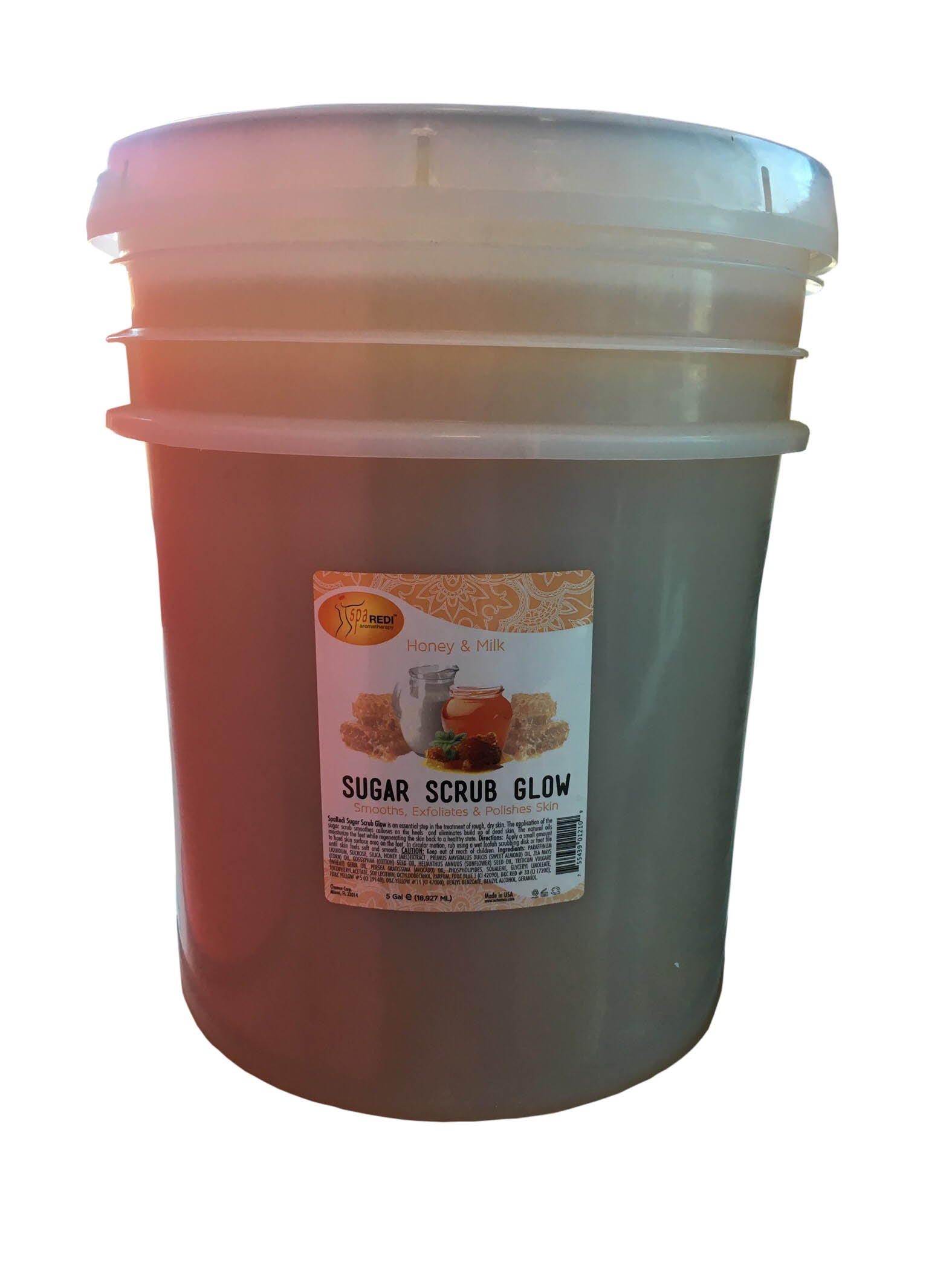 Spa Redi Sugar Scrub Bucket - Sữa & Mật ong