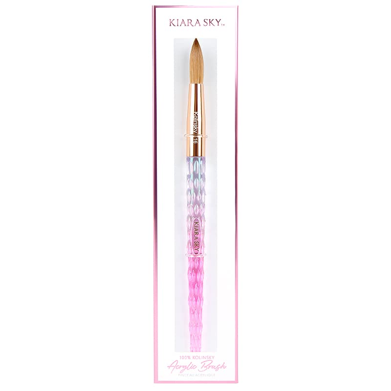 Cọ vẽ móng tay Acrylic Kolinsky Kiara Sky Pink Crystal # 18