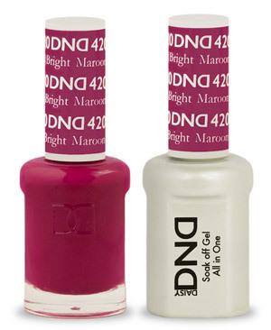DND - Gel & Lacquer #420 Bright Maroon