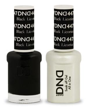 DND - Gel & Lacquer #447 Black Licorice