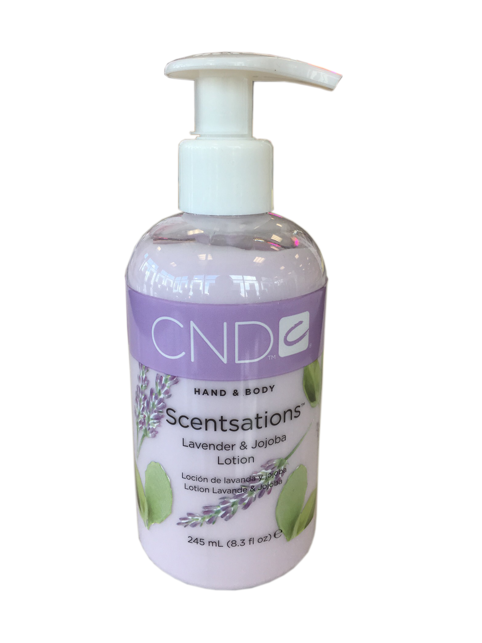 Sữa dưỡng thể và tay CND Holiday - Lavender & Jojob - 8.3 oz