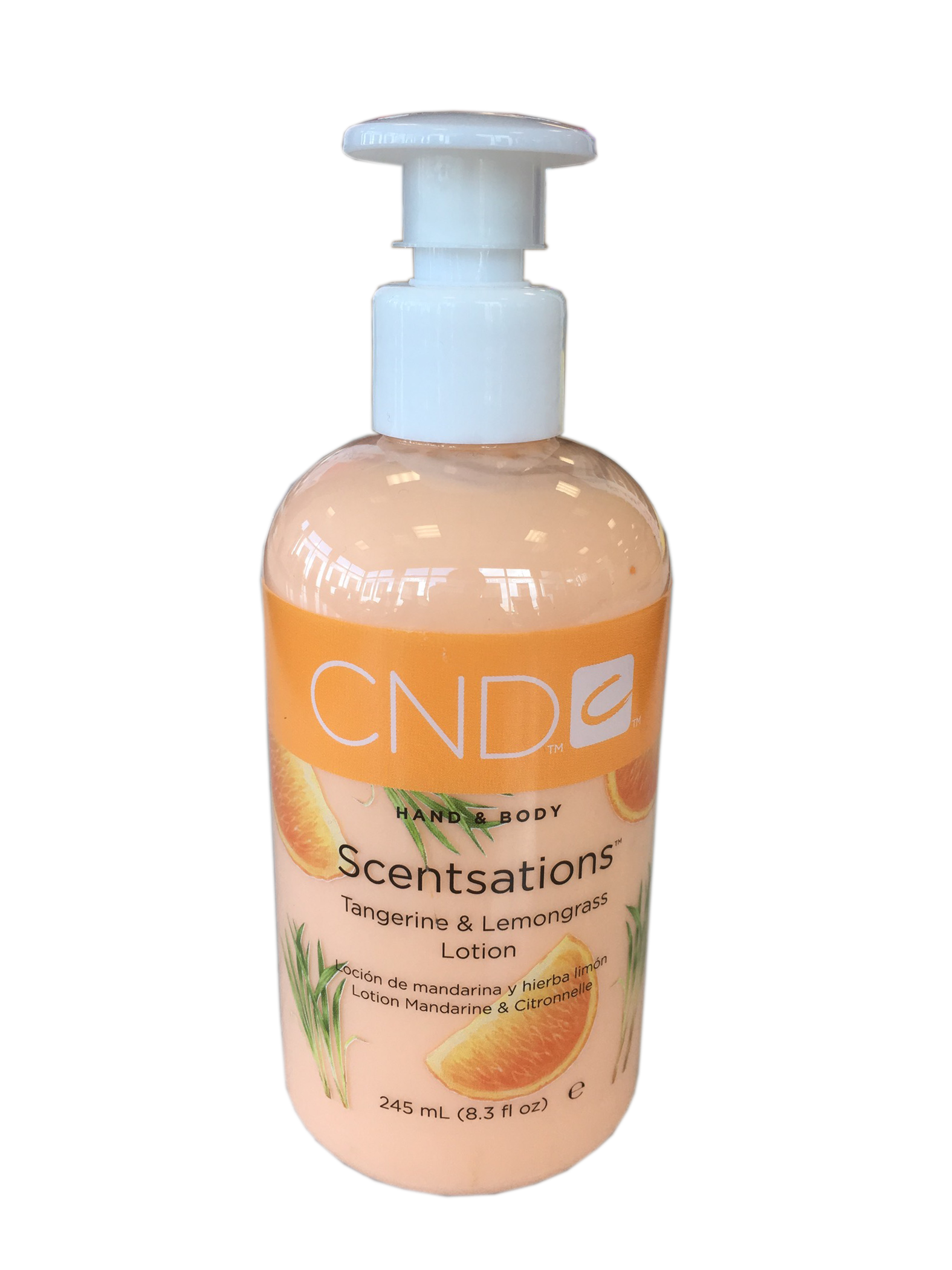 Sữa dưỡng thể và tay CND Holiday - Hương quýt và chanh - 8,3 oz