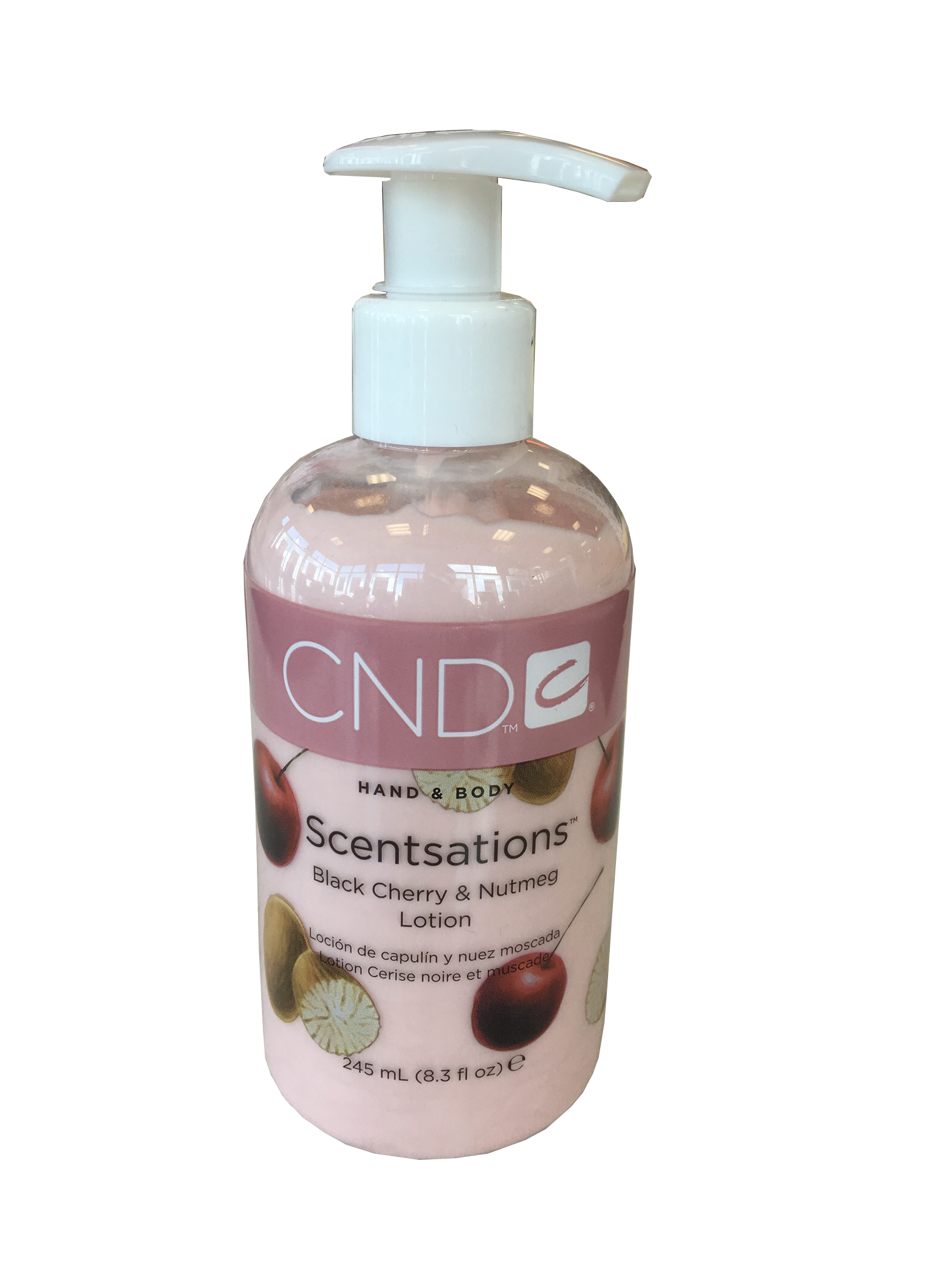 Sữa dưỡng thể và tay CND Holiday - Hương anh đào đen & N - 8,3 oz