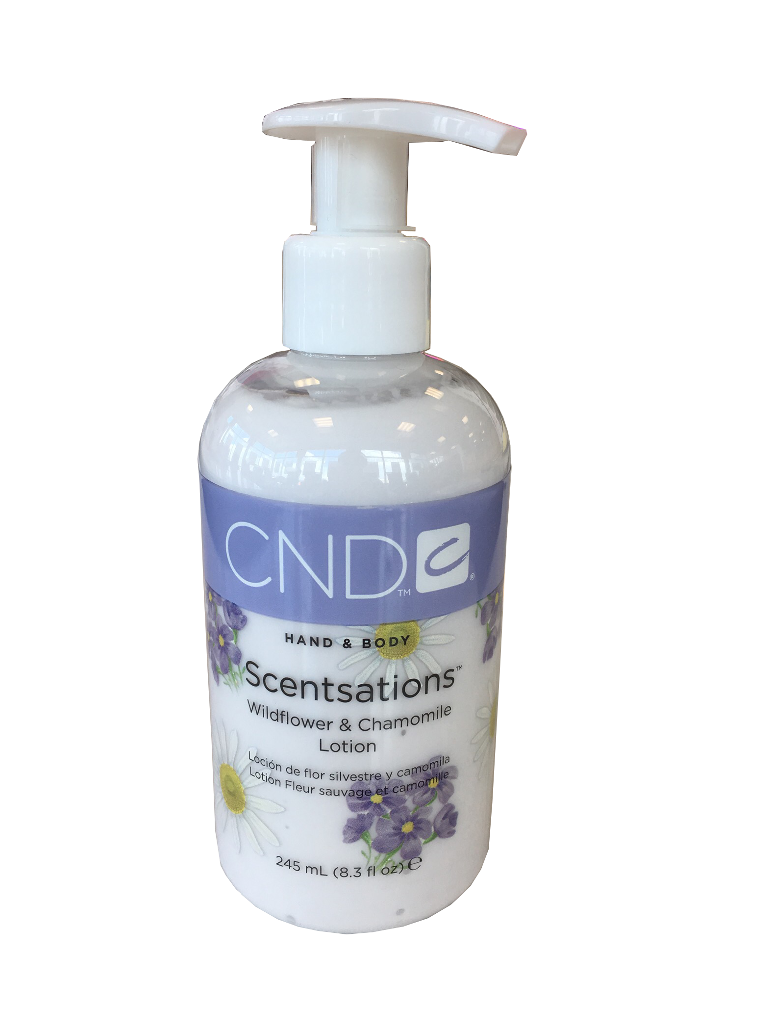 Sữa dưỡng thể và tay CND Holiday - Hoa dại & Cúc La Mã - 8,3 oz