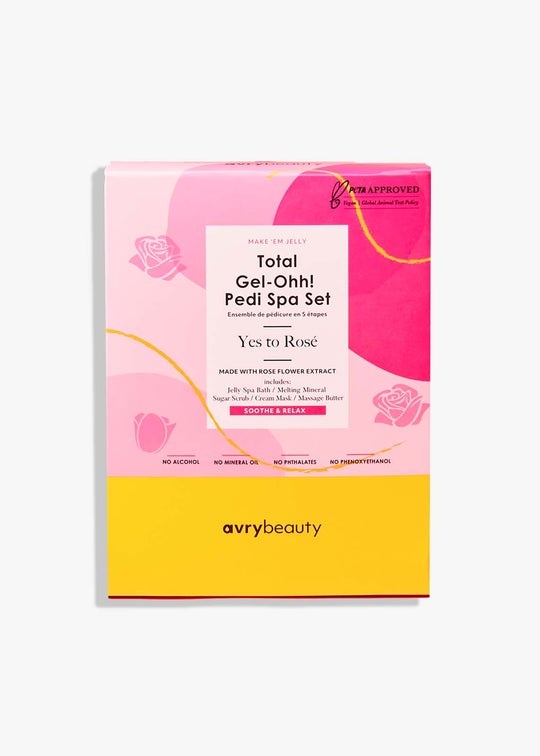 Avry Beauty Gel-Ohh Pedicure 5 Steps - Yes to Rose - Case of 50