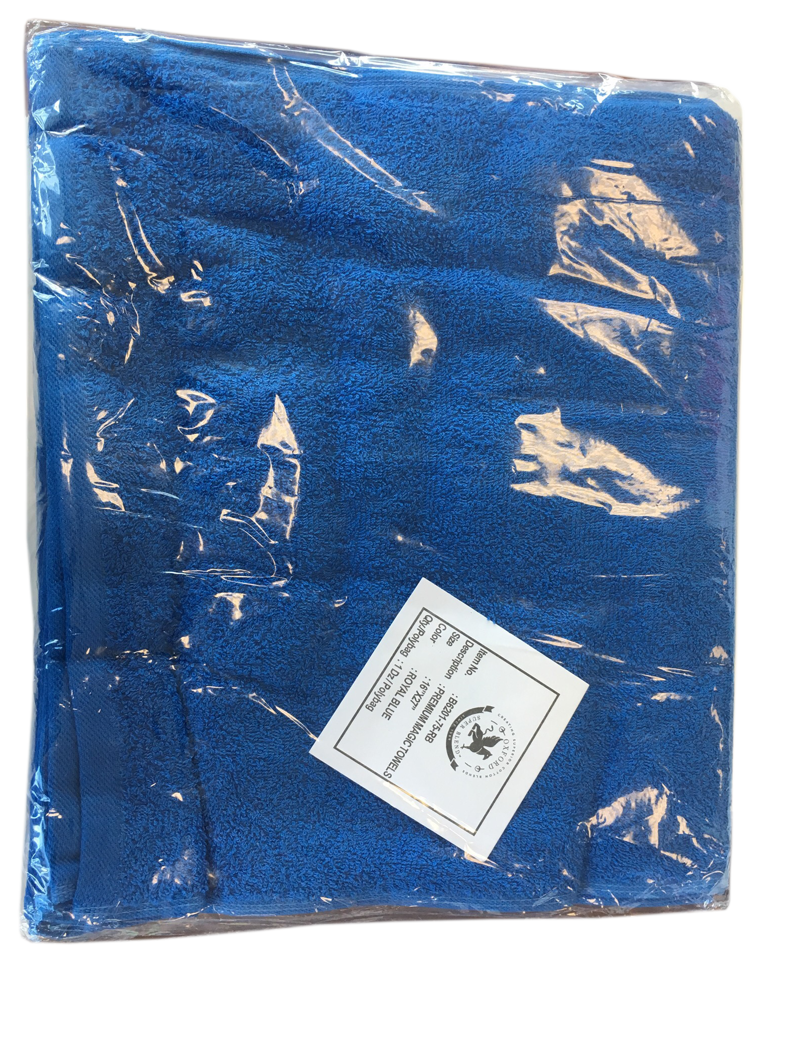 12 chiếc khăn tắm cotton Magna Plus 100% cotton - Xanh hoàng gia
