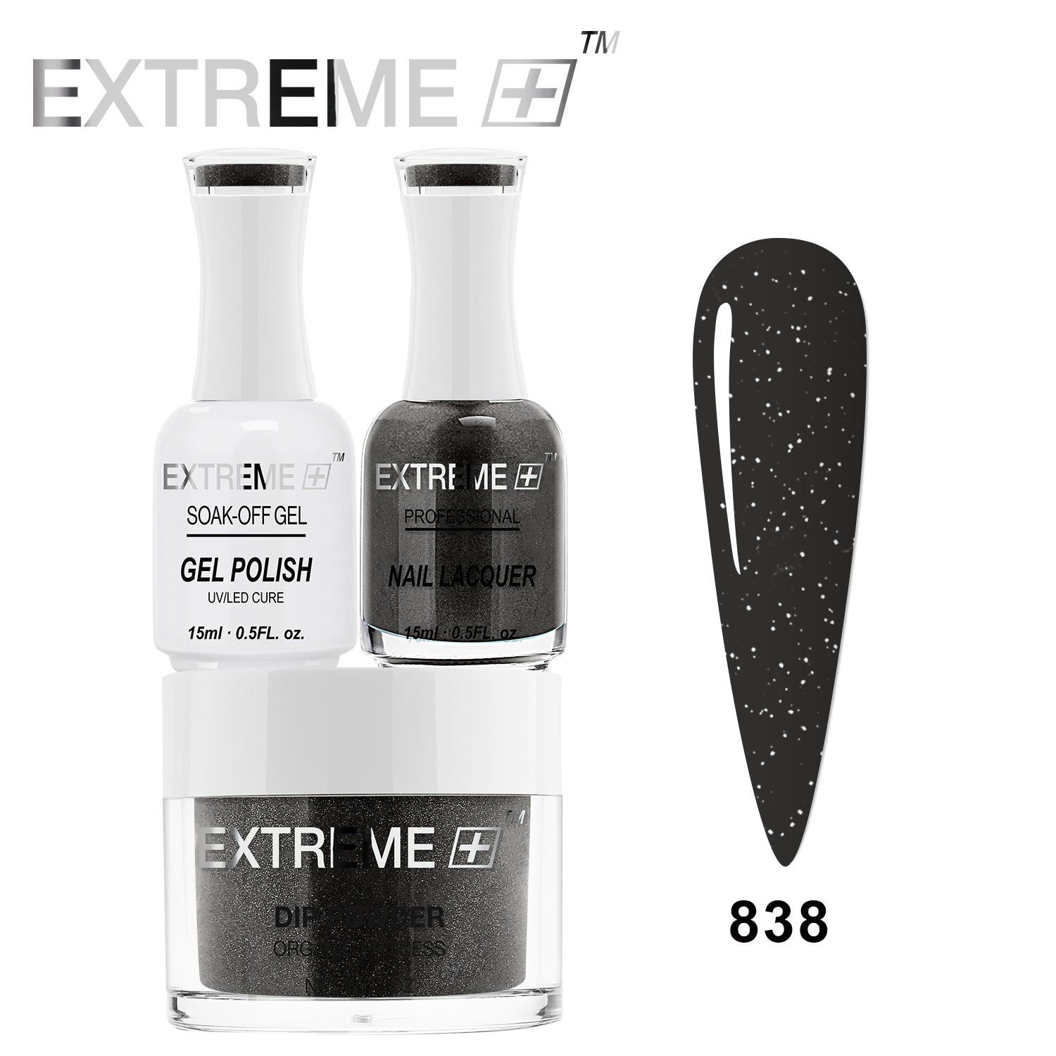 Bộ Combo EXTREME+ 3 trong 1 - Gel, Sơn mài & Nhúng - #838