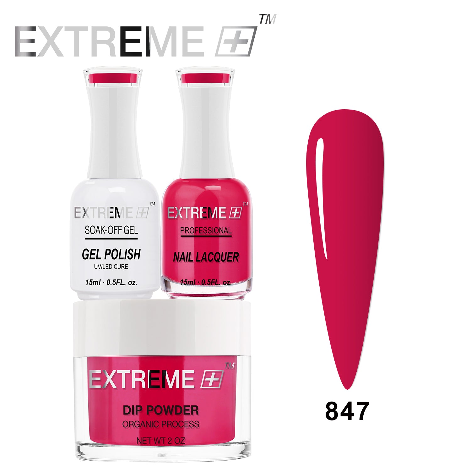 Bộ Combo EXTREME+ 3 trong 1 - Gel, Sơn mài & Nhúng - #847