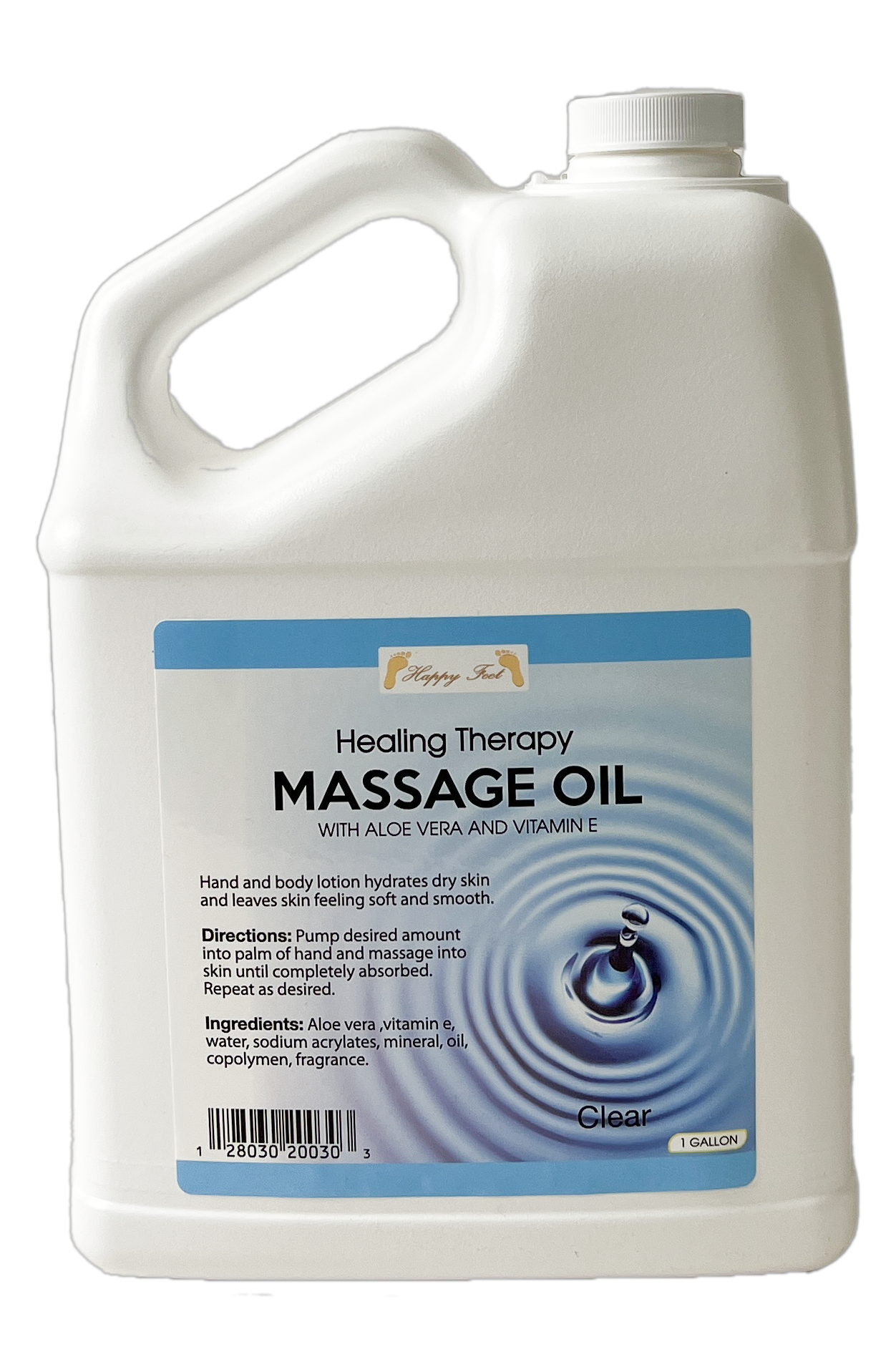 Dầu massage HappyFeet - Trong suốt - Hộp 4