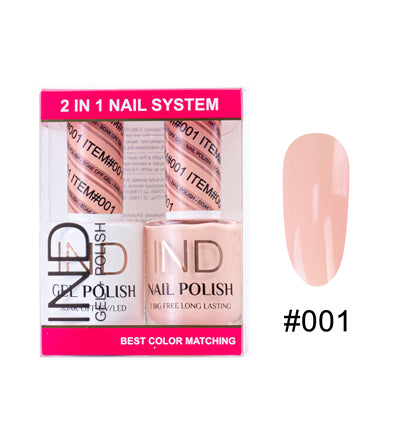 Bộ Gel Sơn Móng Tay IND & Sơn Mài Phối Màu - #01