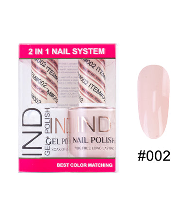 Bộ Gel Sơn Móng Tay IND & Sơn Mài Phối Màu - #02