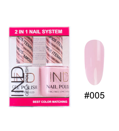 Bộ Gel Sơn Móng Tay IND & Sơn Mài Phối Màu - #05