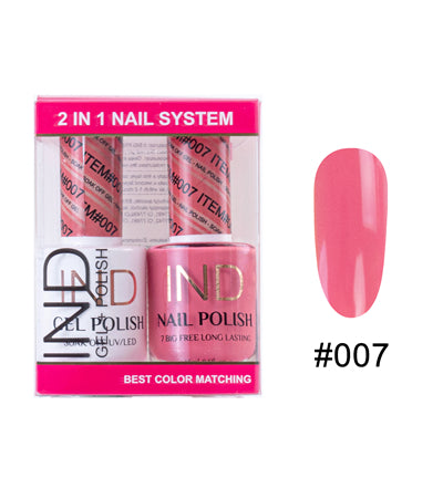Bộ Gel Sơn Móng Tay IND & Sơn Mài Phối Màu - #07