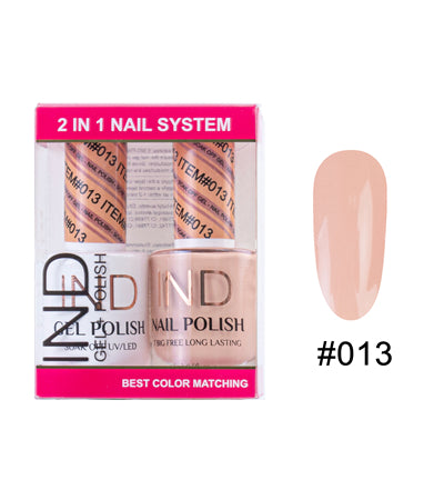 Bộ Gel Sơn Móng Tay IND & Sơn Mài Phối Màu - #13