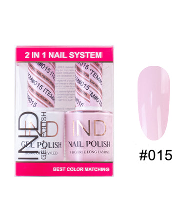 Bộ Gel Sơn Móng Tay IND & Sơn Mài Phối Màu - #15